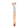 Thumbnail Image 3 of J'Lure Lab-Grown Diamond Contour Wedding Band 1/3 ct tw 18K Rose Gold