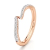 Thumbnail Image 4 of J'Lure Lab-Grown Diamond Contour Wedding Band 1/3 ct tw 18K Rose Gold