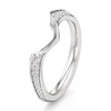Thumbnail Image 4 of J'Lure Lab-Grown Diamond Contour Wedding Band 1/5 ct tw 18K White Gold