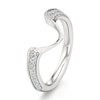 Thumbnail Image 4 of J'Lure Lab-Grown Diamond Contour Wedding Band 1/5 ct tw 18K White Gold