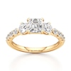 Thumbnail Image 1 of J'Lure Square-Emerald Step-Cut Lab-Grown Diamond Engagement Ring 1-7/8 ct tw 18K Yellow Gold