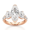 Thumbnail Image 1 of J'Lure Moval Old-Cut Lab-Grown Diamond Engagement Ring 5-1/3 ct tw 18K Rose Gold