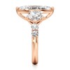 Thumbnail Image 3 of J'Lure Moval Old-Cut Lab-Grown Diamond Engagement Ring 5-1/3 ct tw 18K Rose Gold