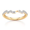 Thumbnail Image 1 of J'Lure Lab-Grown Diamond Angled Contour Wedding Band 1/5 ct tw 18K Yellow Gold