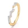 Thumbnail Image 4 of J'Lure Lab-Grown Diamond Angled Contour Wedding Band 1/5 ct tw 18K Yellow Gold