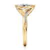 Thumbnail Image 3 of J'Lure Moval Old-Cut Lab-Grown Diamond Bypass Engagement Ring 1-1/6 ct tw 18K Yellow Gold