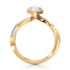 Thumbnail Image 2 of J'Lure Kite Step-Cut Lab-Grown Diamond Bypass Engagement Ring 2-1/6 ct tw 18K Yellow Gold