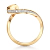 Thumbnail Image 2 of J'Lure Lab-Grown Diamond Contour Wedding Band 1/5 ct tw 18K Yellow Gold
