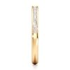 Thumbnail Image 3 of J'Lure Baguette-Cut Lab-Grown Diamond Contour Wedding Band 3/8 ct tw 18K Yellow Gold