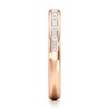 Thumbnail Image 3 of J'Lure Baguette-Cut Lab-Created Diamond Contour Wedding Band 3/8 ct tw 18K Rose Gold