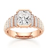 Thumbnail Image 1 of J'Lure Radiant Brilliant-Cut Lab-Grown Diamond Engagement Ring 2-3/8 ct tw 18K Rose Gold