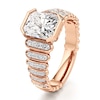 Thumbnail Image 4 of J'Lure Radiant Brilliant-Cut Lab-Grown Diamond Engagement Ring 2-3/8 ct tw 18K Rose Gold