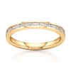 Thumbnail Image 1 of J'Lure Baguette & Round-Cut Lab-Grown Diamond Wedding Band 1/3 ct tw 18K Yellow Gold