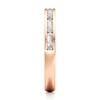 Thumbnail Image 3 of J'Lure Baguette & Round-Cut Lab-Grown Diamond Wedding Band 3/8 ct tw 18K Rose Gold