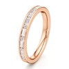 Thumbnail Image 4 of J'Lure Baguette & Round-Cut Lab-Grown Diamond Wedding Band 3/8 ct tw 18K Rose Gold