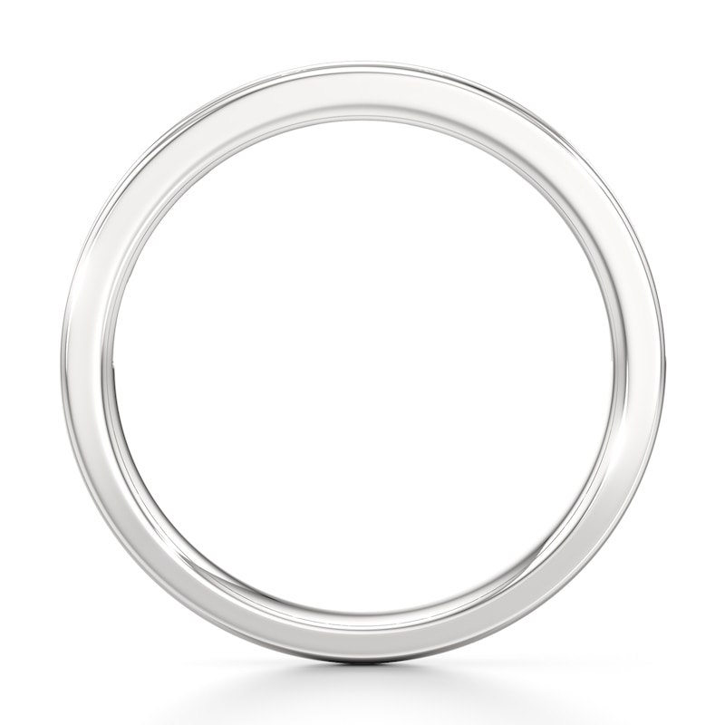 Main Image 2 of J'Lure Baguette & Round-Cut Lab-Grown Diamond Wedding Band 3/8 ct tw 18K White Gold