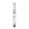 Thumbnail Image 3 of J'Lure Baguette & Round-Cut Lab-Grown Diamond Wedding Band 3/8 ct tw 18K White Gold