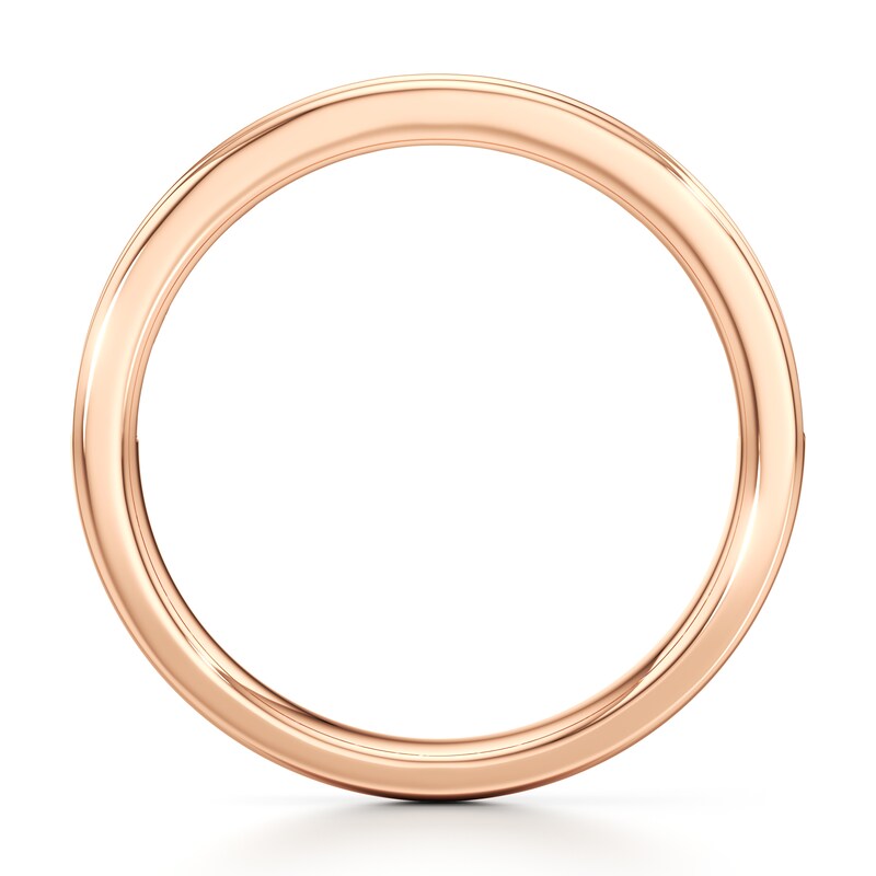 Main Image 2 of J'Lure Baguette & Round-Cut Lab-Grown Diamond Wedding Band 3/8 ct tw 18K Rose Gold