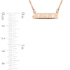 Thumbnail Image 4 of Block Name Necklace 14K Rose Gold 18"
