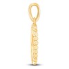 Thumbnail Image 2 of Children's Sagittarius Symbol Cutout Bead Frame Charm 14K Yellow Gold