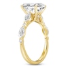 Thumbnail Image 2 of Oval-Cut Lab-Grown Diamond Engagement Ring 4 ct tw 14K Yellow Gold