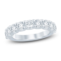 Lab-Grown Diamond Anniversary Ring 2 ct tw 14K White Gold