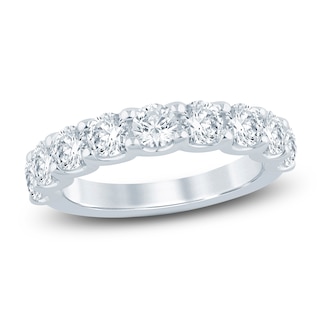 Lab-Grown Diamond Anniversary Ring 2 ct tw 14K White Gold