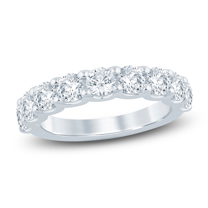 Main Image 1 of Lab-Grown Diamond Anniversary Ring 2 ct tw 14K White Gold