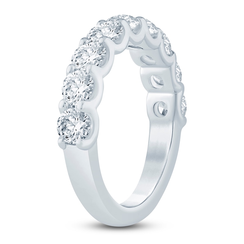 Main Image 2 of Lab-Grown Diamond Anniversary Ring 2 ct tw 14K White Gold
