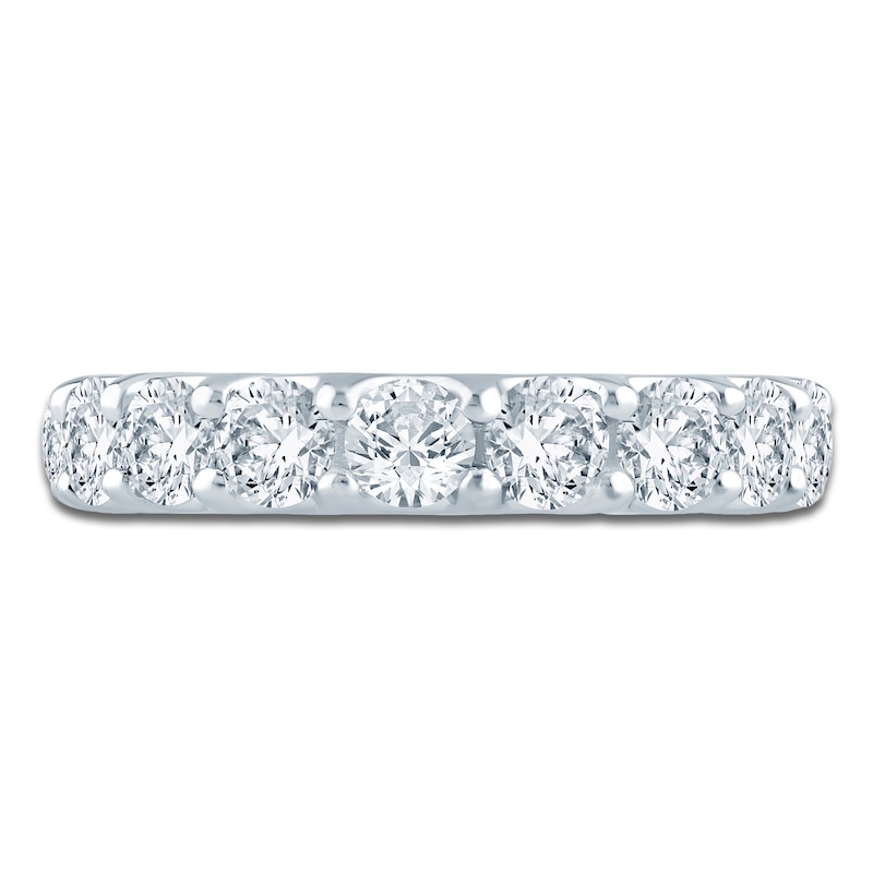 Main Image 3 of Lab-Grown Diamond Anniversary Ring 2 ct tw 14K White Gold