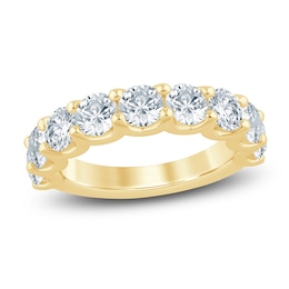 Lab-Grown Diamond Anniversary Ring 3 ct tw 14K Yellow Gold