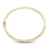 Thumbnail Image 3 of Shy Creation Diamond Brick-Pattern Bangle Bracelet 1/3 ct tw 14K Yellow Gold