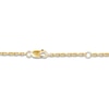 Thumbnail Image 3 of Baguette-Cut Natural Brazilian Cruzeiro Tourmaline & Diamond Necklace 3/4 ct tw 14K Yellow Gold 18"
