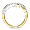 Thumbnail Image 4 of Shy Creation Diamond Pavé Crossover Ring 5/8 ct tw 14K Two-Tone Gold