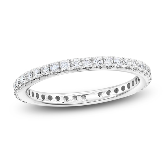 Lab-Grown Diamond Eternity Band 1/2 to 5/8 ct tw 14K White Gold