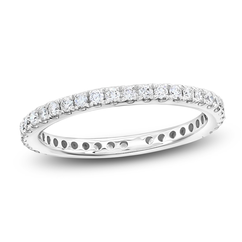 Main Image 1 of Lab-Grown Diamond Eternity Band 1/2 ct tw 14K White Gold