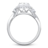 Thumbnail Image 2 of Brilliant Moments Certified Multi-Diamond Pear Halo Engagement Ring 1 ct tw 14K White Gold
