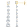 Thumbnail Image 1 of Jared Signature Collection Lab-Grown Diamond Graduated Drop Earrings 3 ct tw 14K Yellow Gold