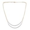 Thumbnail Image 1 of Jared Signature Collection Lab-Grown Diamond Double-Strand Necklace 5 ct tw 14K Yellow Gold 18"