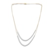 Thumbnail Image 2 of Jared Signature Collection Lab-Grown Diamond Double-Strand Necklace 5 ct tw 14K Yellow Gold 18"