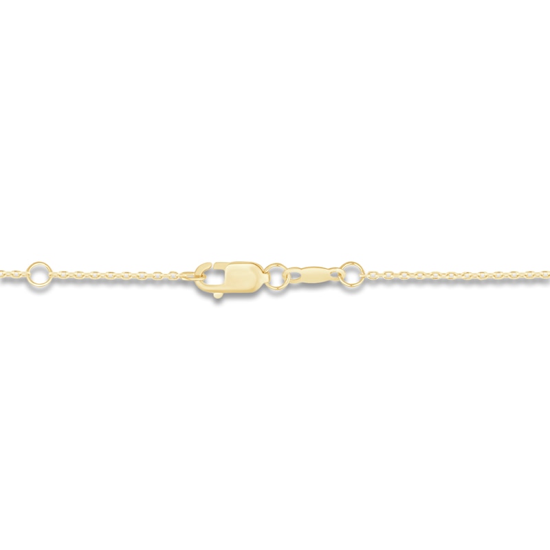 Main Image 4 of Jared Signature Collection Lab-Grown Diamond Double-Strand Necklace 5 ct tw 14K Yellow Gold 18"