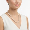 Thumbnail Image 3 of Akoya Cultured Pearl Necklace 14K Yellow Gold 6.5-7mm 24"