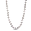Thumbnail Image 2 of Akoya Cultured Pearl Necklace 14K Yellow Gold 5.5-6mm 16"