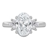 Thumbnail Image 3 of Oval-Cut Lab-Grown Diamond Engagement Ring 2-1/6 ct tw 14K White Gold
