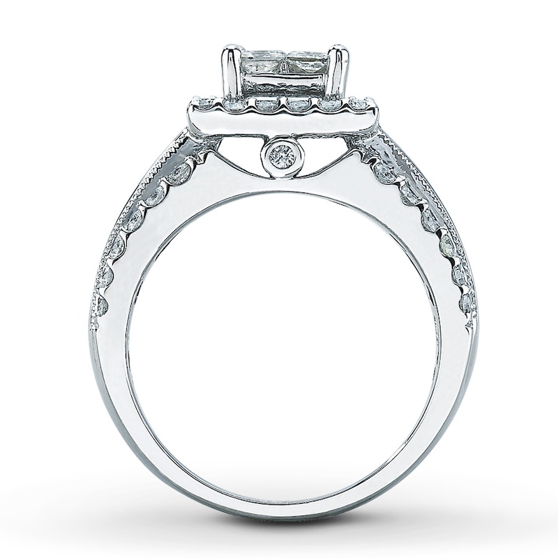 Diamond Ring 2 ct tw Diamonds 14K White Gold