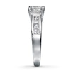 Thumbnail Image 1 of Diamond Engagement Ring 1-1/4 ct tw Princess-cut 14K White Gold