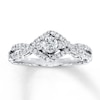 Thumbnail Image 0 of Diamond Engagement Ring 1/2 ct tw Round-cut 14K White Gold