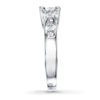 Thumbnail Image 2 of Diamond Engagement Ring 3/4 ct tw Princess-cut 14K White Gold