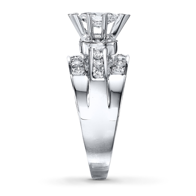 Diamond Engagement Ring 1-1/2 ct tw Marquise 14K White Gold