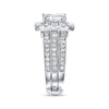 Thumbnail Image 2 of Diamond Bridal Set 3 ct tw Princess-cut 14K White Gold